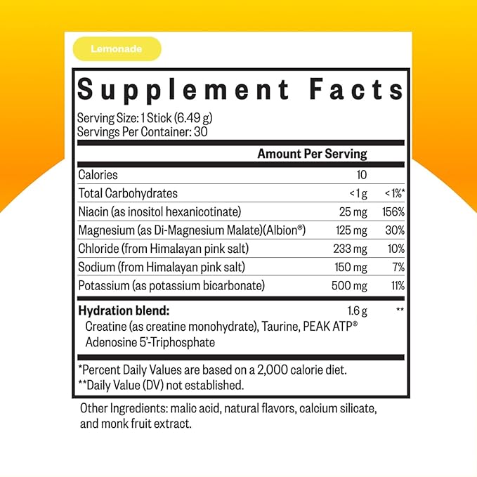 Optimal Man Multivitamin &amp Optimal Electrolyte Sticks Lemonade—Men’s Daily Support Multivitamin and Lemonade Electrolyte Stick Packs (30 Servings)