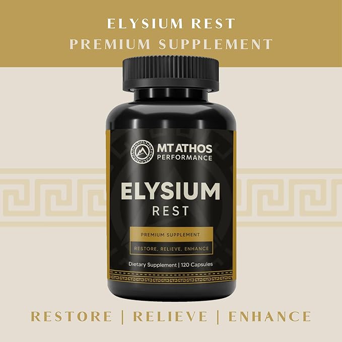 Elysium Rest | Supports Mental and Physical Rejuvenation Calmness and Tranquility | 30 Servings - 120 Capsules
