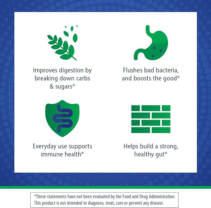 Florastor Advanced Gas and Bloat Probiotic Digestive Enzymes and Botanicals Plus Probiotics for Digestive Health 30 Capsules (Pack of 2)