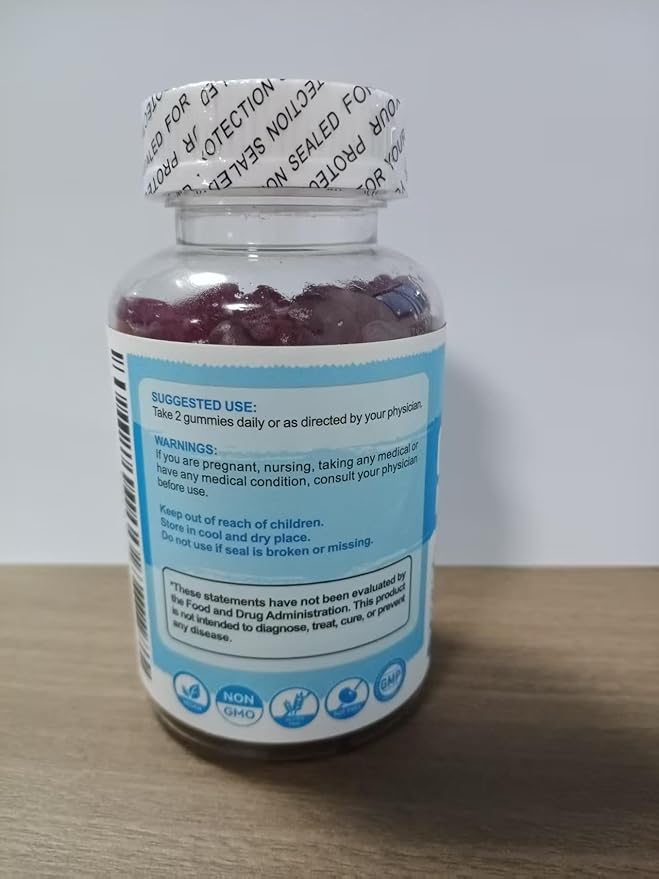 ElevateLife Creatine Monohydrate Gummies for Men &amp Women Chewables Creatine Monohydrate for Muscle Strength Muscle Builder Energy Boost Pre-Workout Supplement(90 Count)-Blueberry