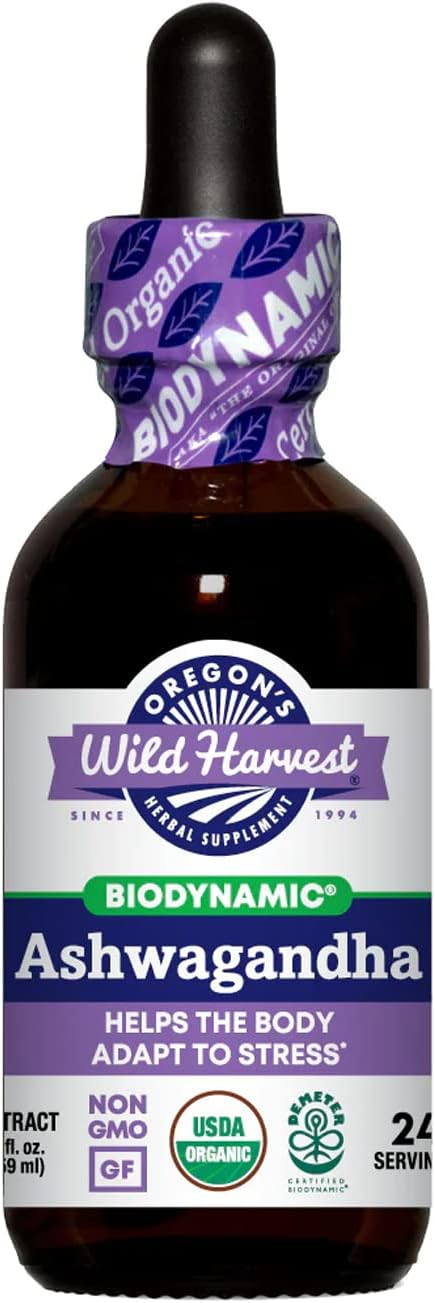Oregon's Wild Harvest Ashwagandha biodynamic 2oz 2 Fl Oz