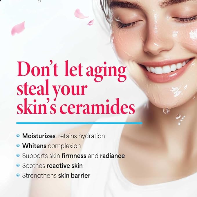 LABO Nutrition Le Ageless Placenta 99 with Ceramides -Placenta Supplement with Collagen Peptides Oryza Ceramides -Skin Regeneration Hydration Anti-Aging Wrinkle Support Immune Health 60 Capsules