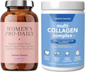 Vitamin Bounty Women's Pro Daily Probiotic and Multi Collagen Complex Plus for Women's Daily Health Support