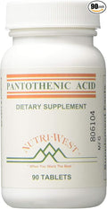Nutri-West - Pantothenic Acid 90 Tablets by Nutri-West