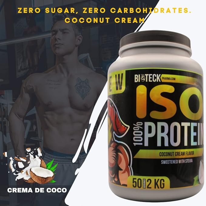 BIOTECKPHARMA | ISO Protein Coconut Cream Flavor ... (Coconut Cream 2KG)