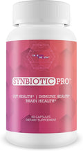 Synbiotic Pro - Our Best Daily Synbiotic Probiotics &amp Prebiotic - Gut Health - GI Synbiotics Probiotics - Pro Synbiotic Probiotic Plus Prebiotic &amp Immune Support Vitamins - Synbiotics for Wome