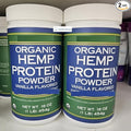 Trader Joe Organic Hemp Powder Vanilla Flavored 16oz 454g (Two Rolls)