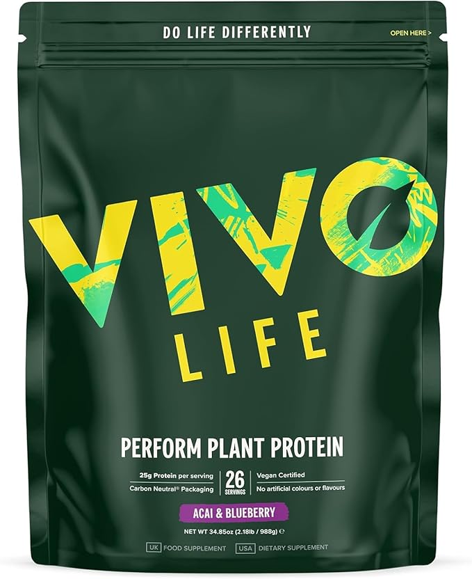 VIVO Life Perform Acai &amp Blueberry Protein 988 GR