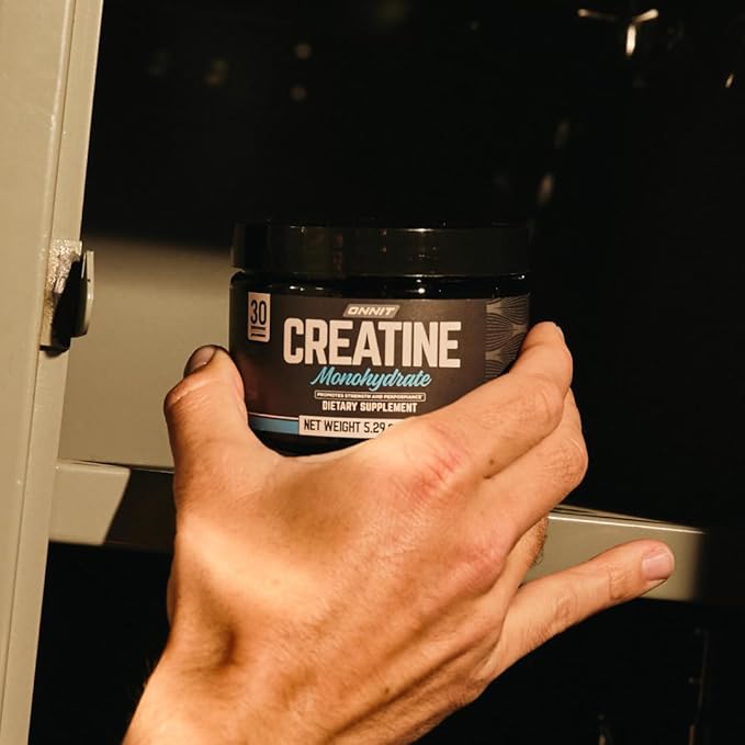 ONNIT Creatine Monohydrate Powder IGEN™ Non-GMO Tested – 5g Premium Creatine for Muscle Strength Power &amp Lean Mass Supports Brain Health &amp Cellular Energy Unflavored 30 Servings 5.29 oz
