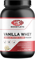 Vanilla Whey Protein Powder – Whey Concentrate &amp Isolate for Muscle Support Energy and Immunity – 1.8 lb Made in USA