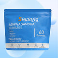 SHIDONG Ashwagandha &amp Vitamin D Gummy - 60 Count - Mixed Berry KSM-66 Plant Based Gluten-Free &amp Gelatin Free Relax. Restore. Unwind Pack of 1