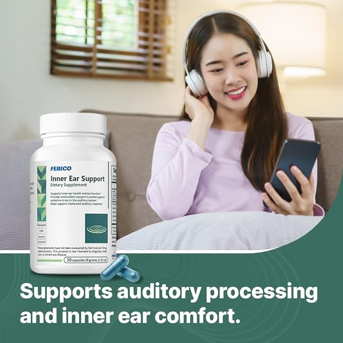 Inner Ear Support Capsule 30 Capsules Dietary Supplement with GABA and Sesamin Auditory Health Support mit