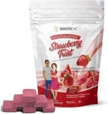 BariatricPal Sugar-Free Calcium Citrate Soft Chews | 500mg with Vitamin D &amp Probiotics | Strawberry Twist | 90 Count (1 Month Supply)