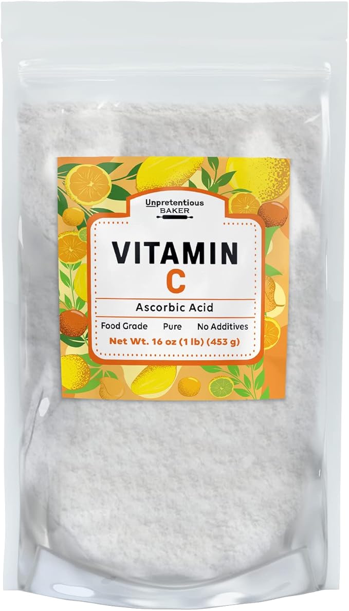 Unpretentious Zinc Oxide &amp Vitamin C Bundle (1 lb) Resealable Bags Fine Powders