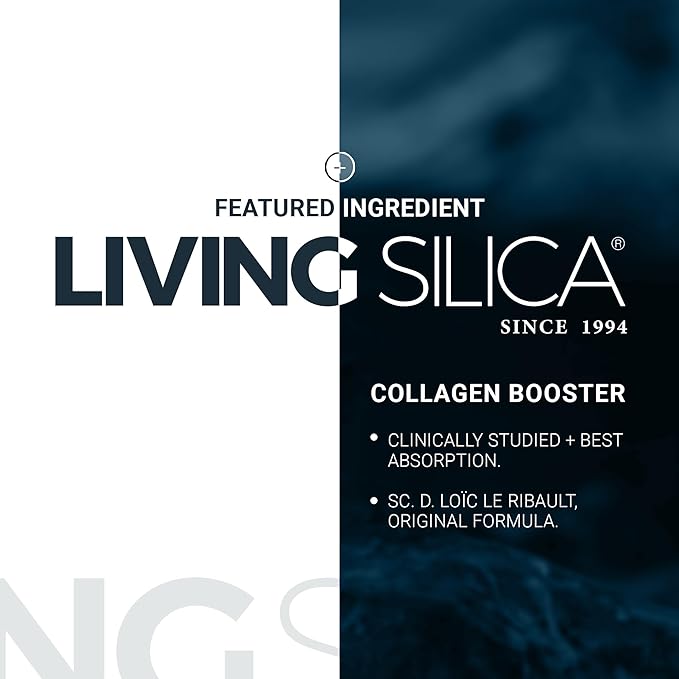 Living Silica ORGONO Silica Drops – Travel Size | Vegan &amp Mineral-Based Formula | 100mL