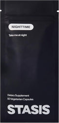 STASIS Nighttime Supplement for Men &amp Women with Magnesium Melatonin Zinc &amp Botanical Extracts Evening Routine Support Capsules for Bedtime Use Vegan Non GMO 25 Servings 1 Month Supply