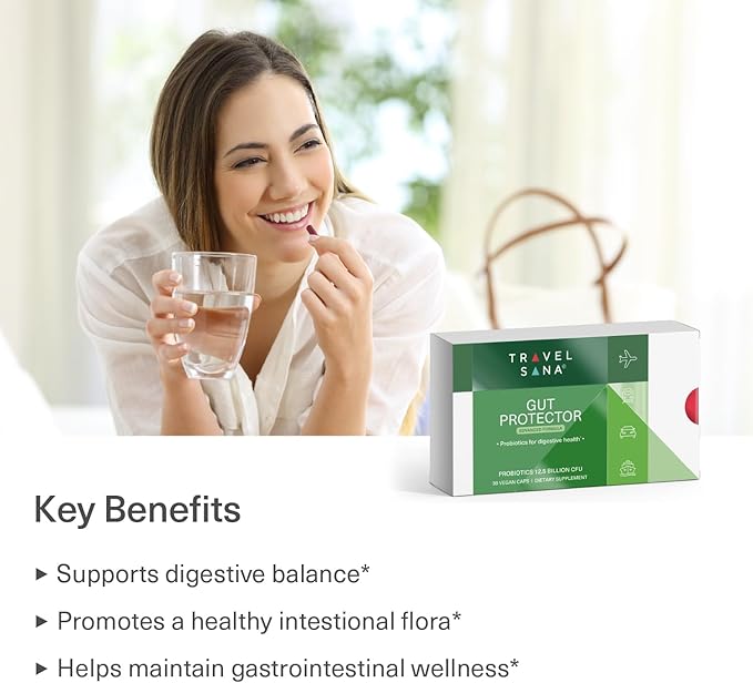 Complete Digestive Travel Support Bundle (Gut Protector Advanced + Stomach Ease)