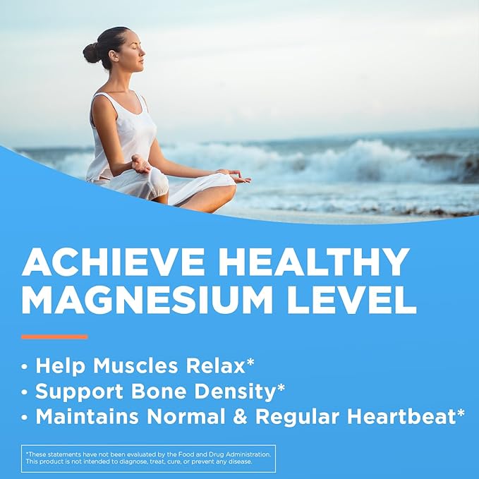 Magnesium Glycinate 480mg - High Absorption Magnesium Supplement Support Stress Relief Sleep Heart Health Nerves Muscles and Metabolism 120 Veggie Capsules 1 Month Supply
