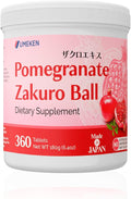Umeken Pomegranate Balls Chewable Supplement with Natural Vitamins Minerals Citric Acids &amp Tannins Japanese Pomegranate Supplements for Women 2 Month Supply 360 Count Bottle Pack of 1