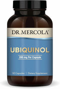 Dr. Mercola Ubiquinol - 200 mg Ubiquinol - Supports Energy Production - Antioxidant Supplement - Non-GMO Gluten-Free &amp Soy-Free - 90 Capsules (90 Servings)