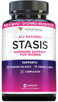 Myo-Inositol D-Chiro Women's Hormone Balance Supplement - 40:1 Myo-Inositol &amp D-ChiroInositol Blend with DIM for Hormone Balance for Women - Health Vitamins for Skin Energy &amp Cycle Support (