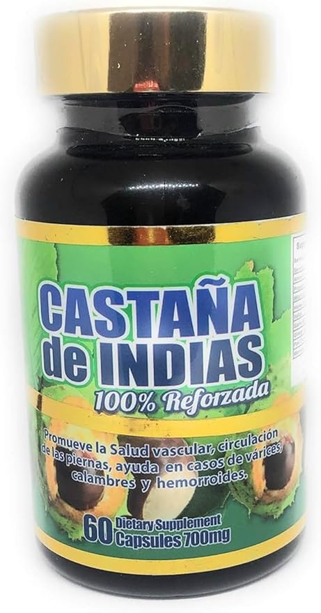 Castana de Indias 100% Reforzada Productos El Colibri - 90 Capsules 700 mg