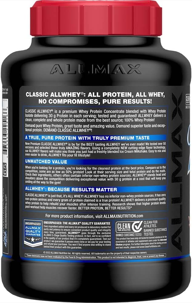 AllMax Nutrition AllWhey Classic Chocolate 5lb