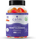 Calm by Wellness Vegan Gummies 30 Count High Potency Pure Organic All Natural Supplement for Sleep and Pain Relief Mood Focus Relaxation