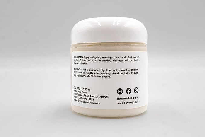 Mama Bear Oasis Lotion - Magnesium Cream - Lavender Magnesium Lotion for Foot Hands Legs Toes Includes Arnica Vitamin B6 Aloe Vera MSM (Pack of 6)