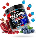 Creatine Monohydrate Gummies - Blueberry &amp Pomegranate Creatine for Women and Men - Supplement Supports Muscle Gain Energy Pre and Post Workout Focus &amp Cognition Recovery