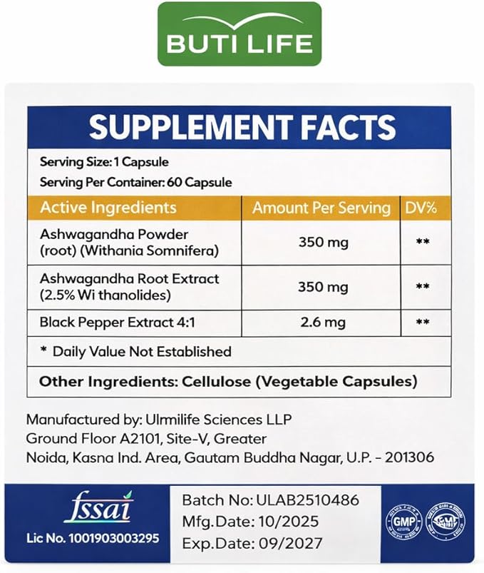 Ashwagandha Capsules 700mg – Ashwagandha Root Extract Herbal Adaptogen Supplement – Vegetarian Non-GMO &amp Gluten Free – 120 Veg Capsules