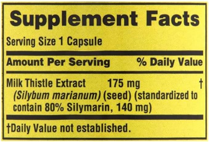 Spring Health Valley Milk Thistle Twin Pack 175mg 180 Count Total Set with Basket Goods Store