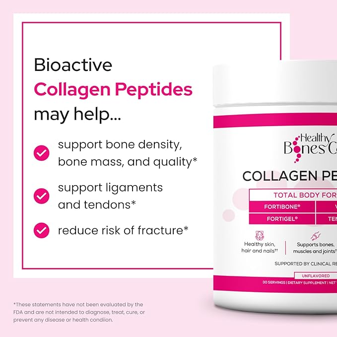 Annatrol Bone Support &amp FORTIBONE Collagen Peptides w/FORTIGEL VERISOL and TENDOFORTE – Complete Bone Joint Skin Hair &amp Nails Support