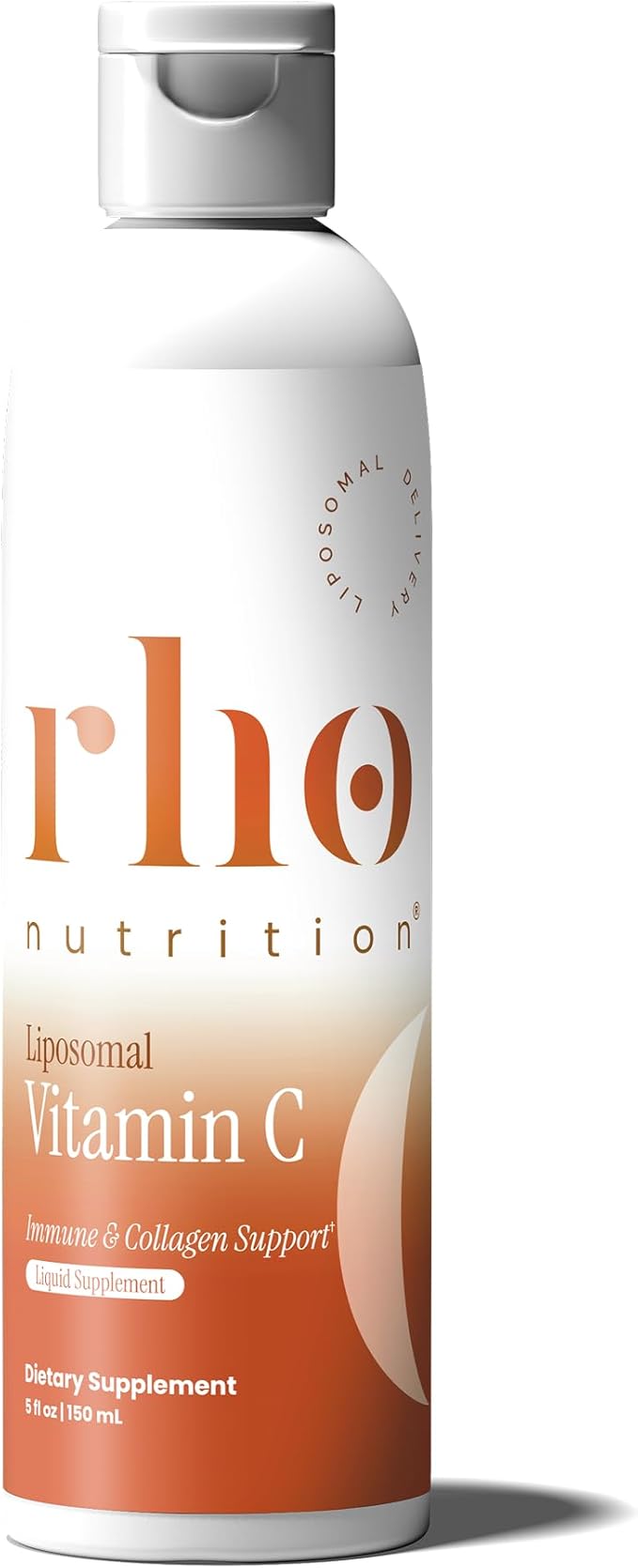 Rho Nutrition Liposomal Vitamin C – Ultra High Absorption Liquid Vitamin C Supplement - Supports Immune System Collagen Production and Overall Health for Men and Women
