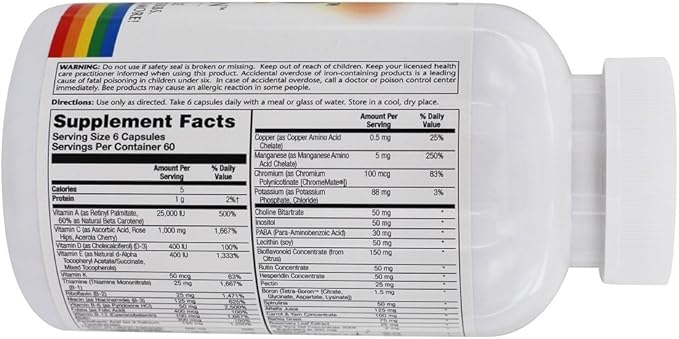 Solaray - Spectro Multivitamin - 360 Capsules