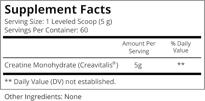 REVANTA Creatine Monohydrate Powder Cognitive &amp Lean Muscle Support Supplement for Women Men Cellular Energy for Memory Focus Strength &amp Healthy Aging Professional Grade Unflavored (300 Gr