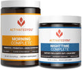 ACTIVATEDYOU Morning Complete Prebiotics Probiotics and Green Superfoods (Citrus Medley) &amp Nighttime Complete Ashwaghanda (Raspberry Lemonade) 30 Servings