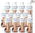 High-Protein Nutrition Shake – 30g Protein 2g Sugar 150 Calories 8 Essential Vitamins &amp Minerals Chocolate Flavor 11.5 fl oz ((12 Pack)
