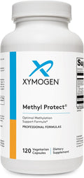 XYMOGEN Methyl Protect - Optimal Methylation Formula with Methyl Folate Vitamin B12 (Methylcobalamin b12) Riboflavin + B6 Vitamins - Cognitive Homocysteine + Heart Health Supplements (120 Capsules)