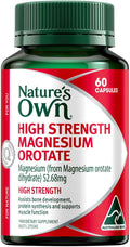 Nature's Own High Strength Magnesium Orotate 800mg 60 Capsules