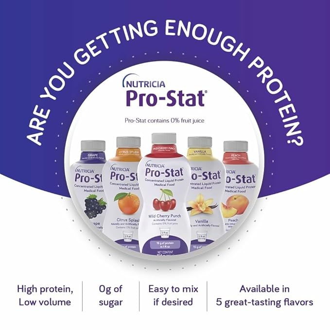 Pro-Stat Concentrated Liquid Protein Medical Food - Citrus Splash Flavor 30 Fl Oz Bottle (Case of 6)