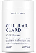 BodyHealth Cellular Guard - 100mg Vitamin C 80mg Calcium | Sulforaphane Activation &amp Antioxidant Support | Promotes Cellular Health Immune Resilience &amp Detox Pathways - 120 Capsules