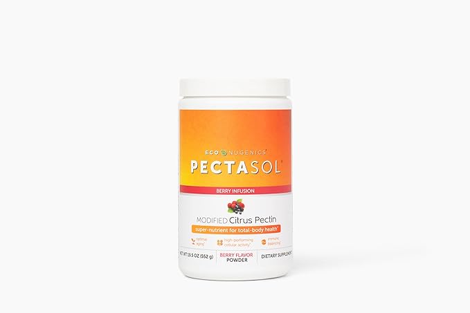 PectaSol Modified Citrus Pectin – 551g Berry Powder – Total-Body Health Supplement to Support Heart Immune System Inflammation Response &amp Healthy Aging + Maintain Healthy Galectin-3 Levels