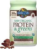 GARDEN OF LIFE Organic Chocolate Protein &amp Greens 21.51 OZ