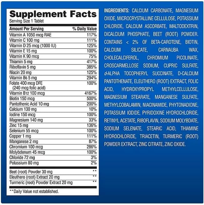 Men's Daily Multivitamin Tablets 275 ct.