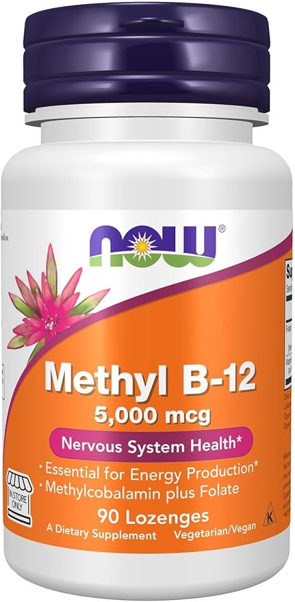 Now Foods Methyl B-12 5000mcg 90 Lozenge