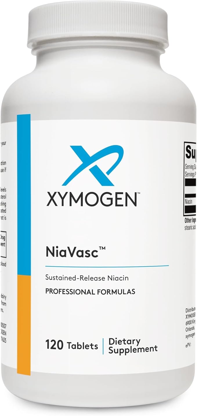 Xymogen - Nia Vasc 500mg Time Release- 120 Tab