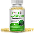 Magnesium Glycinate Supplement 500mg High Absorption Dietary Supplement Softgels for Sleep Muscle Heart Support Gluten Free Non GMO 180 Capsules 90 Day Supply