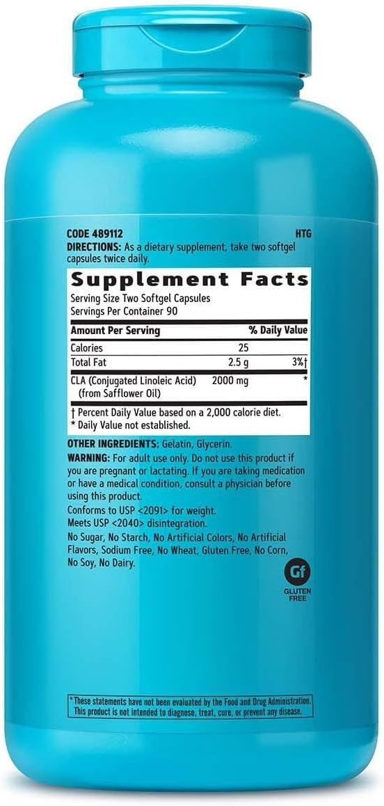 GNC Total Lean Premium CLA 3-6-9 | Improves Body Composition &amp Muscle Tone Fuels Energy Without Stimulants Supports Cardiovascular &amp Joint Health | 120 Softgel Capsules