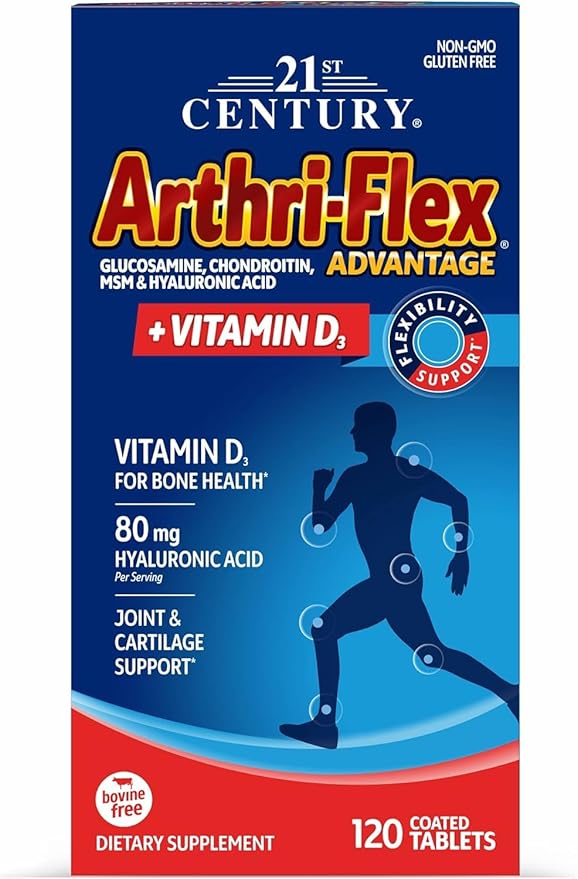 Glucosamine &amp Chondroitin MSM Advantage Tablets 120 Count
